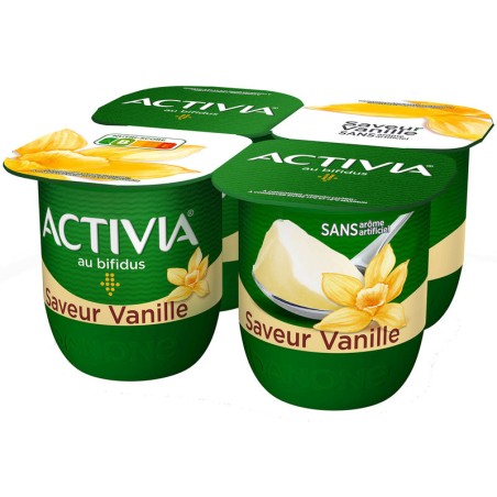 DANONE Activia Saveur Vanille - 4x125g DANONE Activia Saveur Vanille - 4x125g