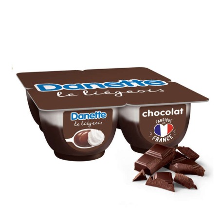 DANONE Danette Liegeois Chocolat - 4x100g DANONE Danette Liegeois Chocolat - 4x100g