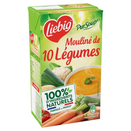 PURSOUP' Mouliné de 10 légumes variés - 1L PURSOUP' Mouliné de 10 légumes variés - 1L