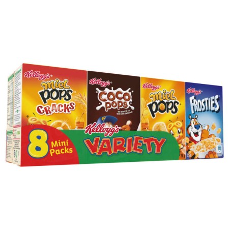 KELLOGG'S 8 mini-paquets de céréales - 215g KELLOGG'S 8 mini-paquets de céréales - 215g