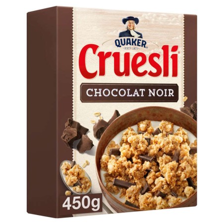 QUAKER Céréales Cruesli Chocolat - 450g QUAKER Céréales Cruesli Chocolat - 450g