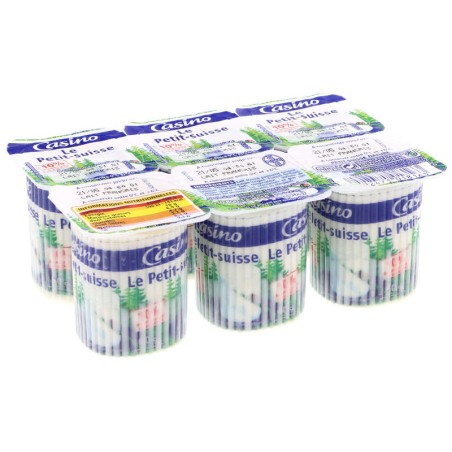 CASINO Le Petit-Suisse - 6x60g CASINO Le Petit-Suisse - 6x60g