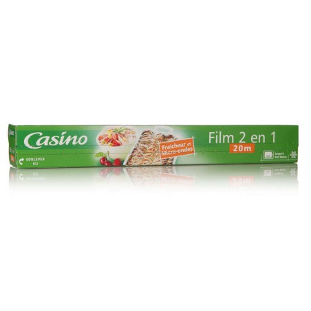 CASINO Film fraîcheur et micro-ondes - 20m CASINO Film fraîcheur et micro-ondes - 20m