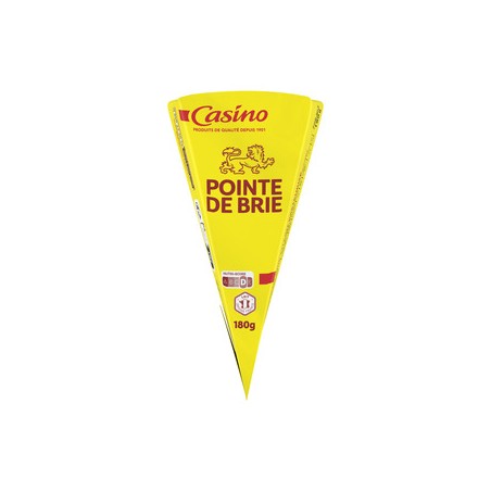 CASINO Pointe de Brie - 180g CASINO Pointe de Brie - 180g