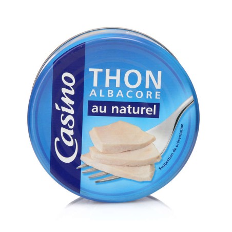 CASINO Thon albacore au naturel - 186g CASINO Thon albacore au naturel - 186g