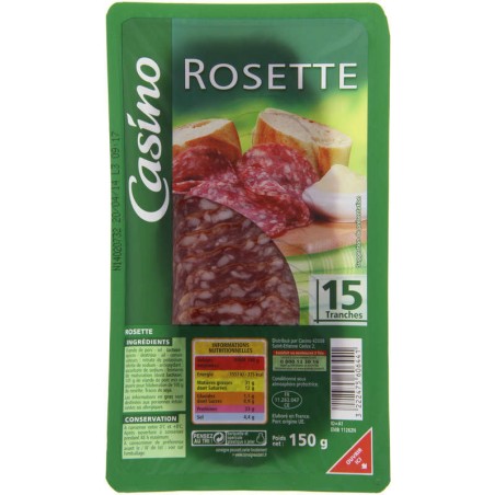 CASINO Rosette 15 tranches - 150g CASINO Rosette 15 tranches - 150g