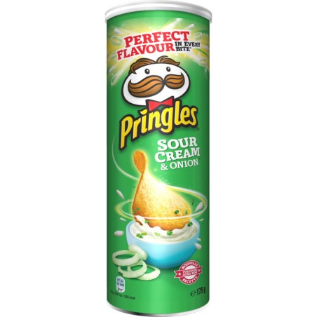 PRINGLES Sour Cream Onion - 175g PRINGLES Sour Cream Onion - 175g