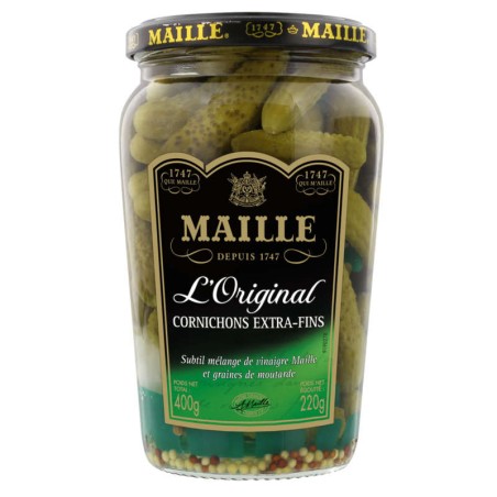 MAILLE Cornichons extra fins - 220g MAILLE Cornichons extra fins - 220g