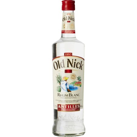 OLD NICK Rhum Blanc 40° - 70cl OLD NICK Rhum Blanc 40° - 70cl