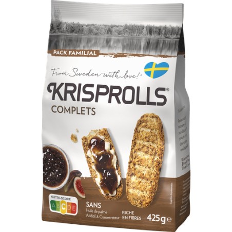 KRISPROLLS Pains Suédois au blé complet - 425g KRISPROLLS Pains Suédois au blé complet - 425g