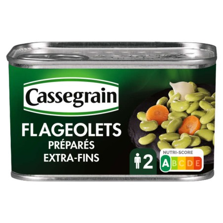 CASSEGRAIN Flageolets extra fins - 265g CASSEGRAIN Flageolets extra fins - 265g