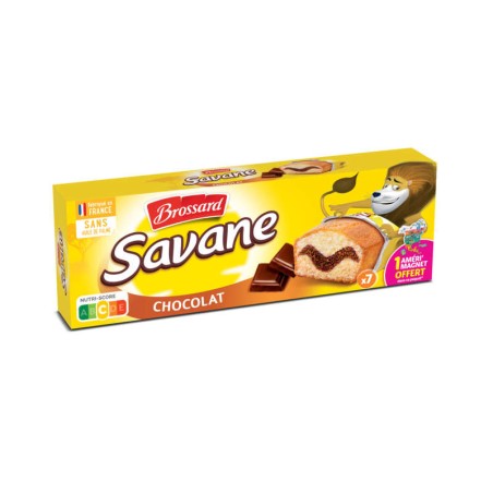 BROSSARD Savane Pocket au chocolat - 7x30g BROSSARD Savane Pocket au chocolat - 7x30g