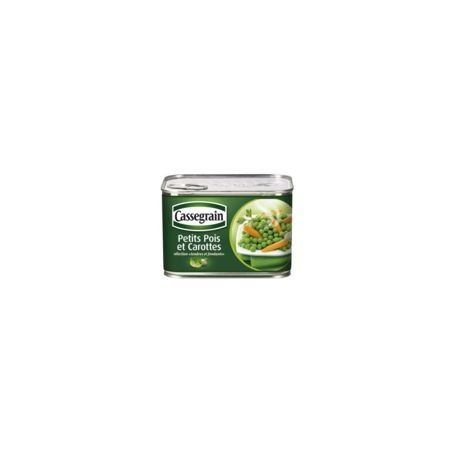 CASSEGRAIN Petit pois et carottes - 465g CASSEGRAIN Petit pois et carottes - 465g