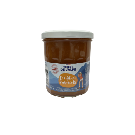 TERRE DE L'ALPE Confiture d'Abricot - 370g TERRE DE L'ALPE Confiture d'Abricot - 370g