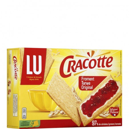 CRACOTTE Tartines craquantes froment 250g CRACOTTE Tartines craquantes froment 250g