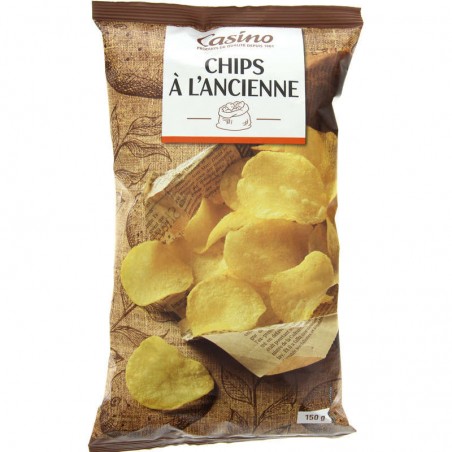 CASINO Chips à l'ancienne 150g CASINO Chips à l'ancienne 150g
