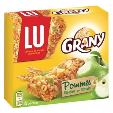 GRANY 5 barres 5 céréales et pomme 5x25g GRANY 5 barres 5 céréales et pomme 5x25g