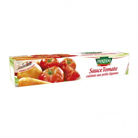PANZANI Sauce tomate tube - cuisinée aux petits légumes 180g PANZANI Sauce tomate tube - cuisinée aux petits légumes 180g