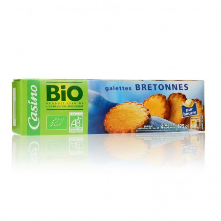CASINO BIO Galettes bretonnes Bio 125g CASINO BIO Galettes bretonnes Bio 125g