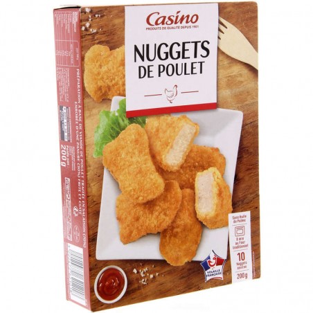 CASINO Nuggets de poulet 200g CASINO Nuggets de poulet 200g