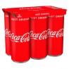 COCA COLA Soda original boites 6x33cl