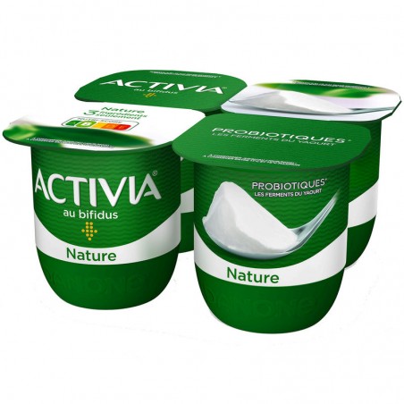 DANONE Activia - Yaourt nature 4x125g DANONE Activia - Yaourt nature 4x125g