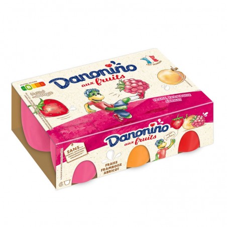 DANONE Danonino aux fruits Panaché 6x50g DANONE Danonino aux fruits Panaché 6x50g