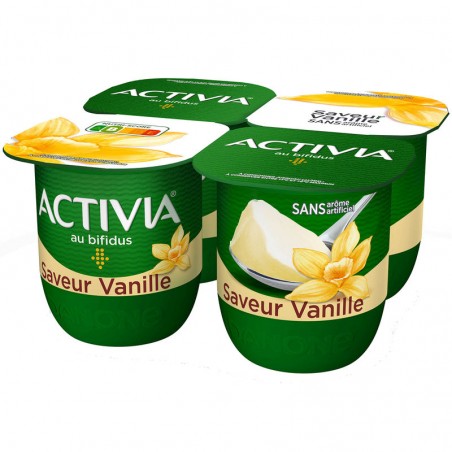 DANONE Activia Saveur Vanille 4x125g DANONE Activia Saveur Vanille 4x125g