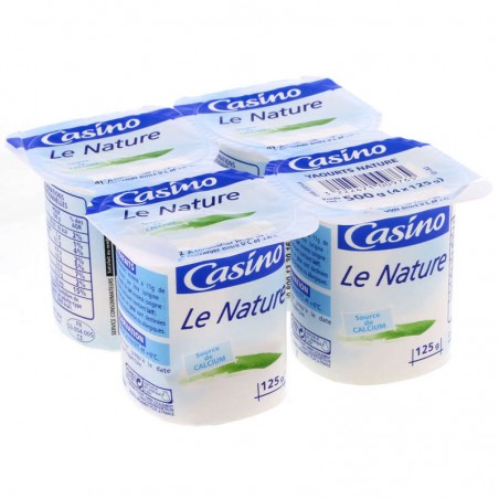 CASINO Le Nature 4x125g CASINO Le Nature 4x125g