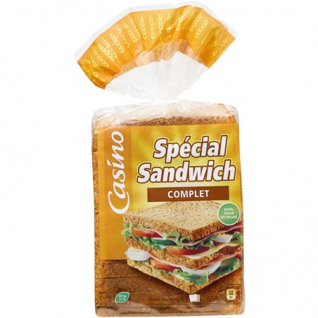 CASINO Spécial sandwich complet 550g CASINO Spécial sandwich complet 550g