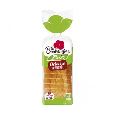 LA BOULANGERE Brioche Tranchée Bio 400g LA BOULANGERE Brioche Tranchée Bio 400g