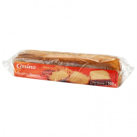 CASINO Quatre-Quarts 500g CASINO Quatre-Quarts 500g