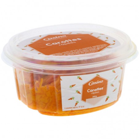 CASINO Carottes râpées 300g CASINO Carottes râpées 300g