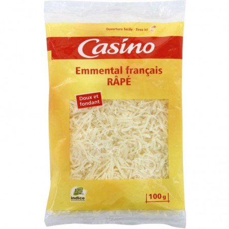 CASINO Emmental français 100g CASINO Emmental français 100g