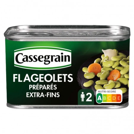 CASSEGRAIN Flageolets extra fins 265g CASSEGRAIN Flageolets extra fins 265g