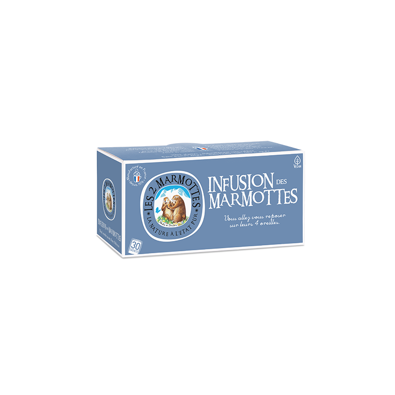 LES 2 MARMOTES Infusion des Marmottes 30 sachets - 48g
