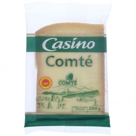 CASINO Comté Affiné 6 mois - 200g CASINO Comté Affiné 6 mois - 200g