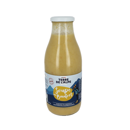 TERRE DE L'ALPE Soupe au Beaufort - 970ml TERRE DE L'ALPE Soupe au Beaufort - 970ml