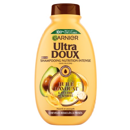 GARNIER Shampoing nutrition intense avocat karité - 300ml GARNIER Shampoing nutrition intense avocat karité - 300ml